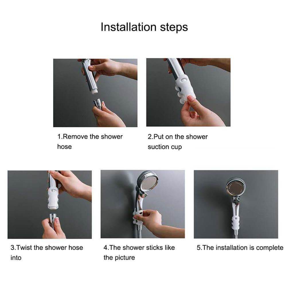 Suction Cup Shower Head Holder - MaviGadget
