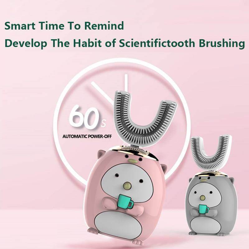 Smart Ultrasonic Silicone Toothbrush for Kids - MaviGadget