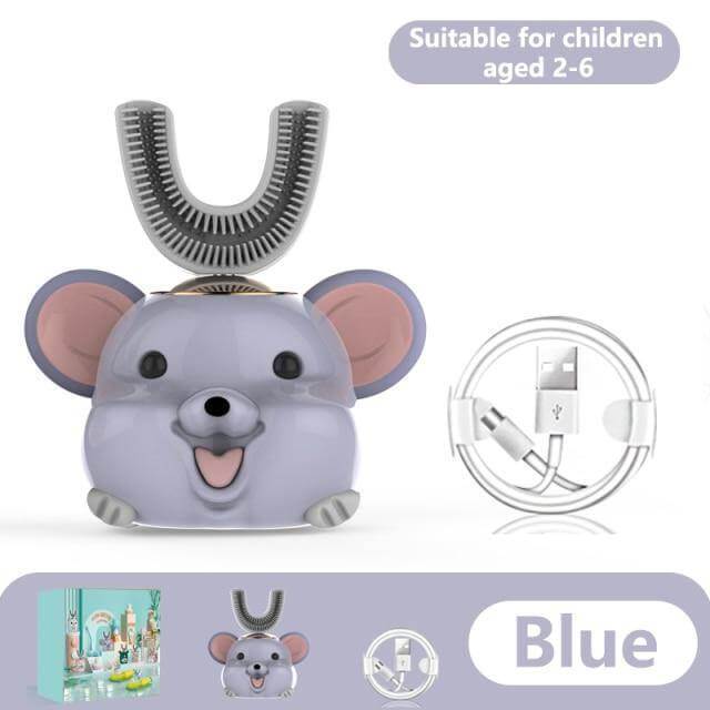 Smart Ultrasonic Silicone Toothbrush for Kids - MaviGadget