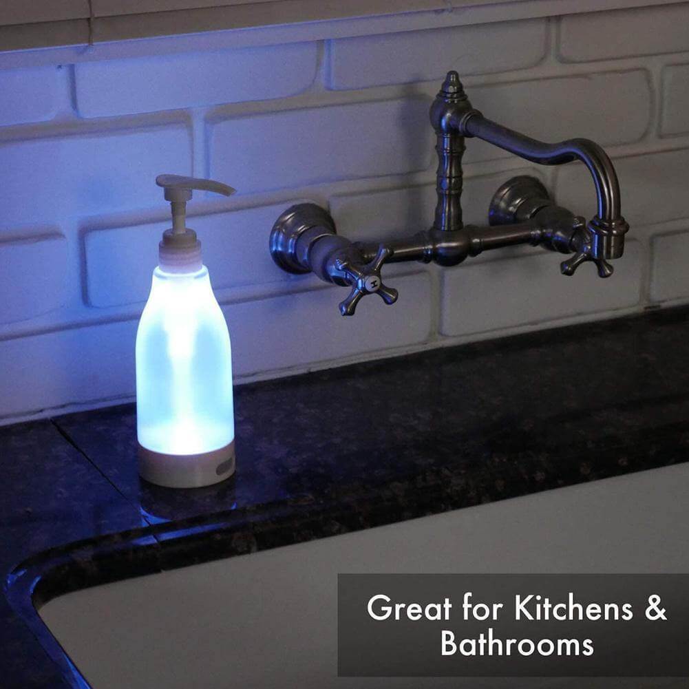 Automatic LED Night Light Soap Dispenser - MaviGadget