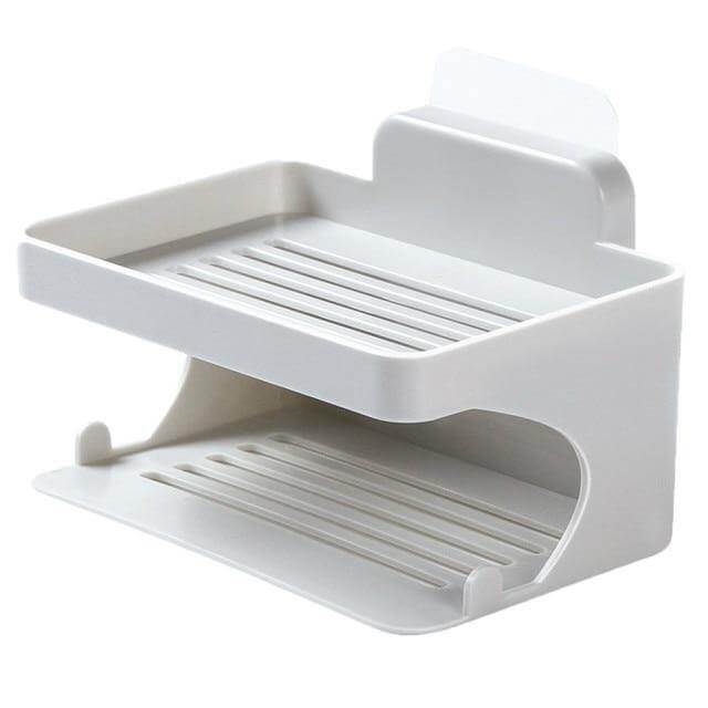Multifunctional Smart Suction Soap Holder Rack - MaviGadget