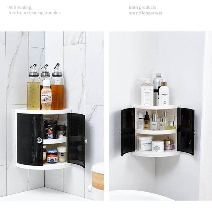 Bathroom Space-Saver Corner Organizer Rack - MaviGadget