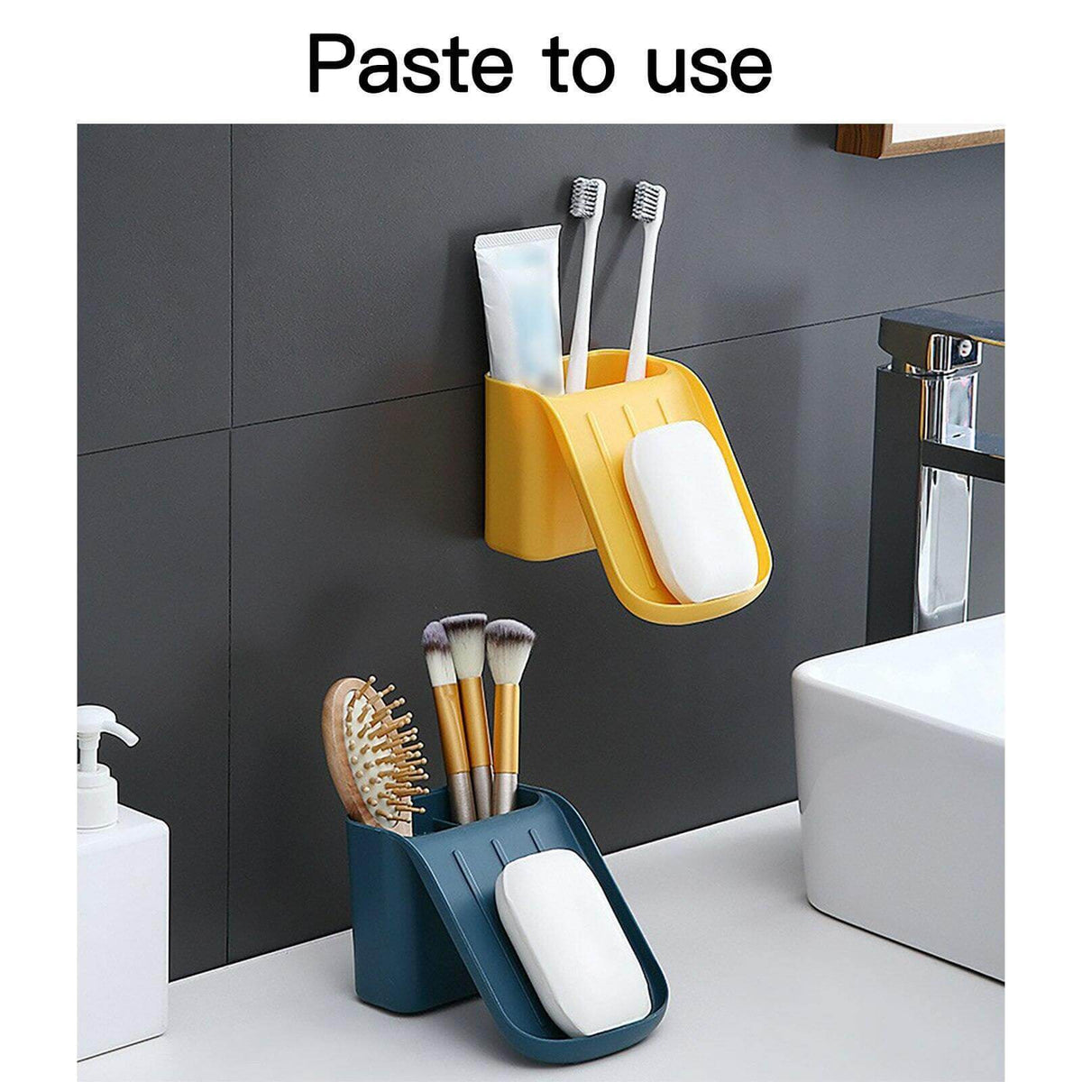 Multifunctional Smart Suction Soap Holder Rack - MaviGadget