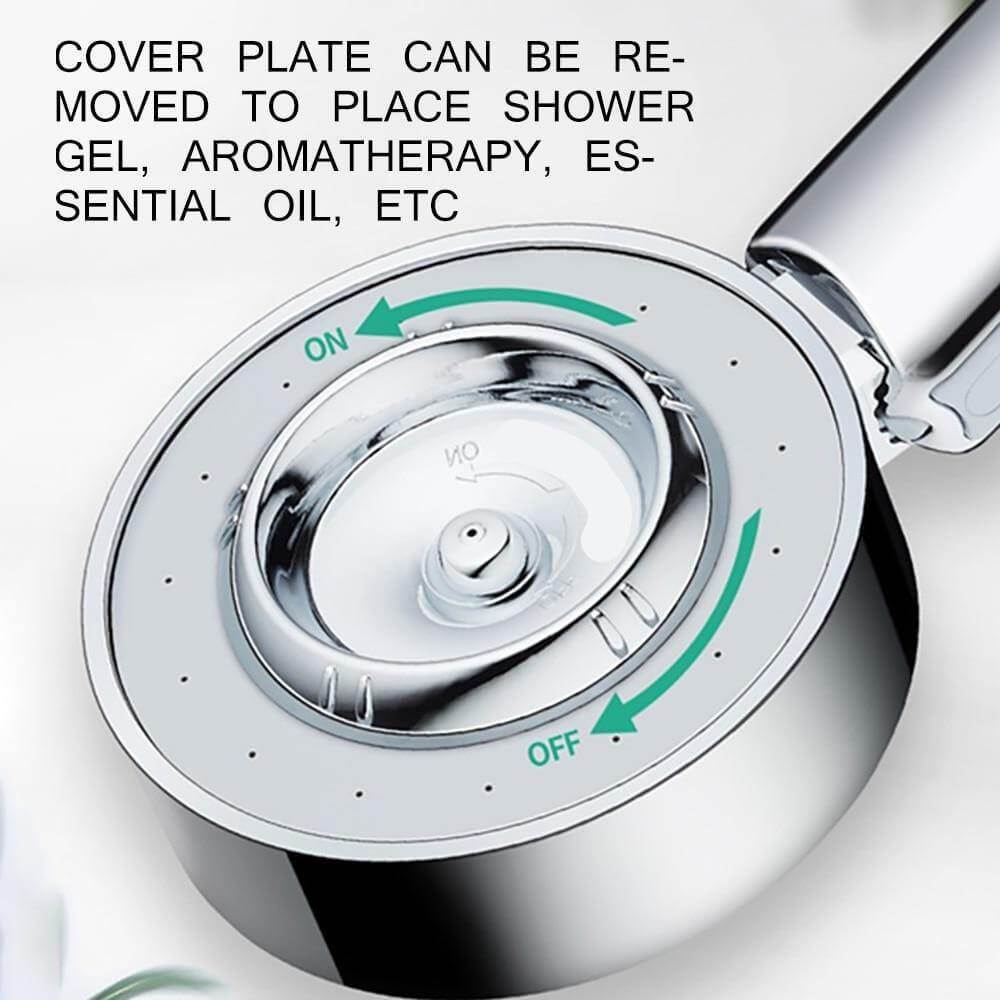 Double-Sided High Pressure Soap Dispensing Shower Head - MaviGadget