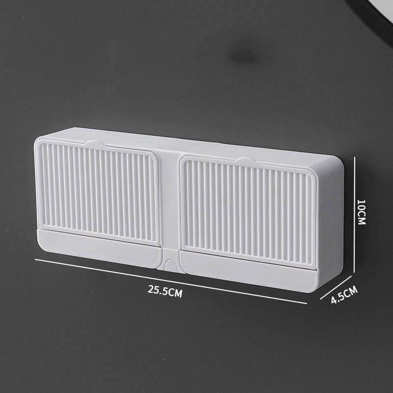 Creative Double Storage Wall Mounted Soap Box - MaviGadget